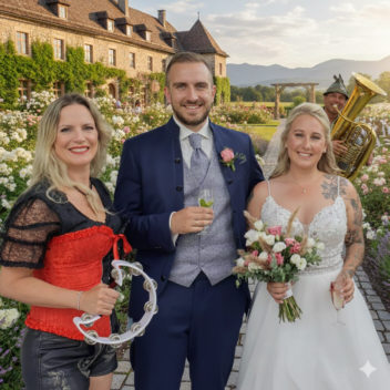 Liveduo München brautpaar hochzeit partyduo