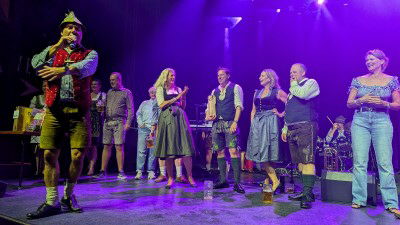 Partyband Gaudiblosn Bayern Olympiade (1)