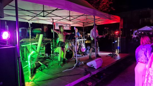 Partyband Gaudiblosn Straßenfest